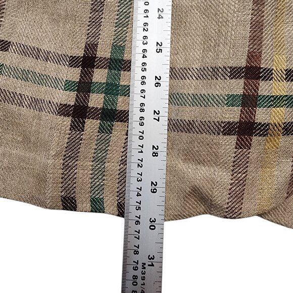 Vintage Mixage Linen Blazer Plaid Double Breasted Women's Size 38 Lightweight - Picture 11 of 13